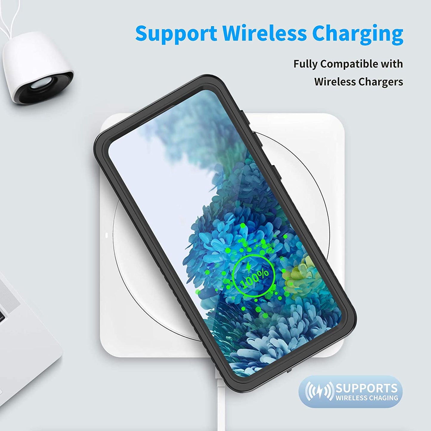 OAKTREE Samsung Galaxy S20 FE Waterproof Full-Body Rugged Case - Black / Clear - OAKTREE CASE