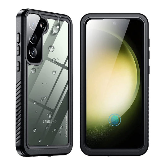 OAKTREE Samsung Galaxy S23 6.1 inch Shockproof Waterproof Rugged Case - Black/Clear - OAKTREE CASE