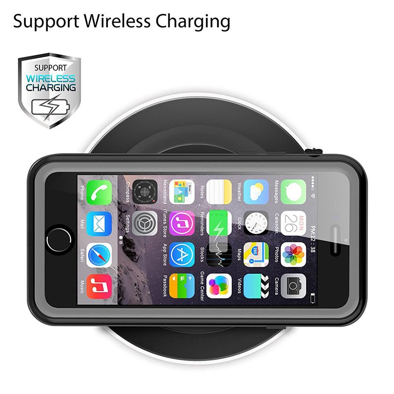 Oaktree Shockproof WaterProof Rugged Case for iPhone SE (22/20)/ 7/8 - Black /Clear - OAKTREE CASE