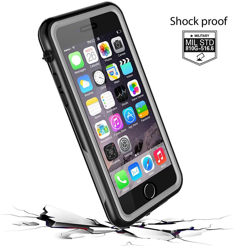 Oaktree Shockproof WaterProof Rugged Case for iPhone SE (22/20)/ 7/8 - Black /Clear - OAKTREE CASE