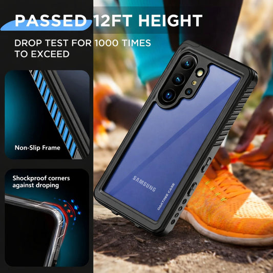 OAKTREE Samsung Galaxy S26 Ultra 6.9" Waterproof Full-Body Case - Black/Clear
