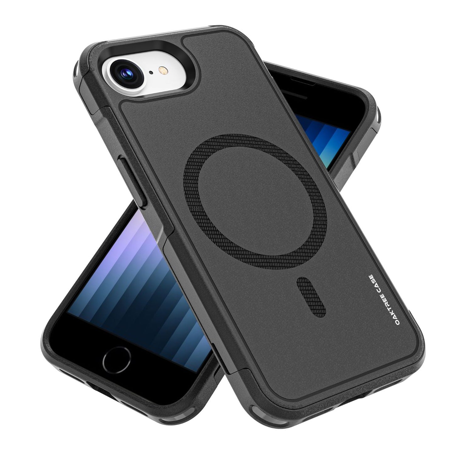 OAKTREE SafeBox MagSafe Shockproof Drop-Proof Rugged Case for iPhone 16/16e/15/13
