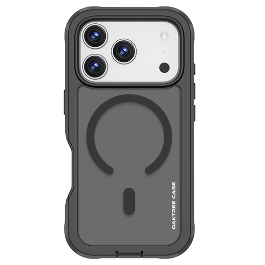 OAKTREE iPhone 18 Pro Max MagSafe Dual Layer Shockproof Drop-Proof Rugged Case - Black