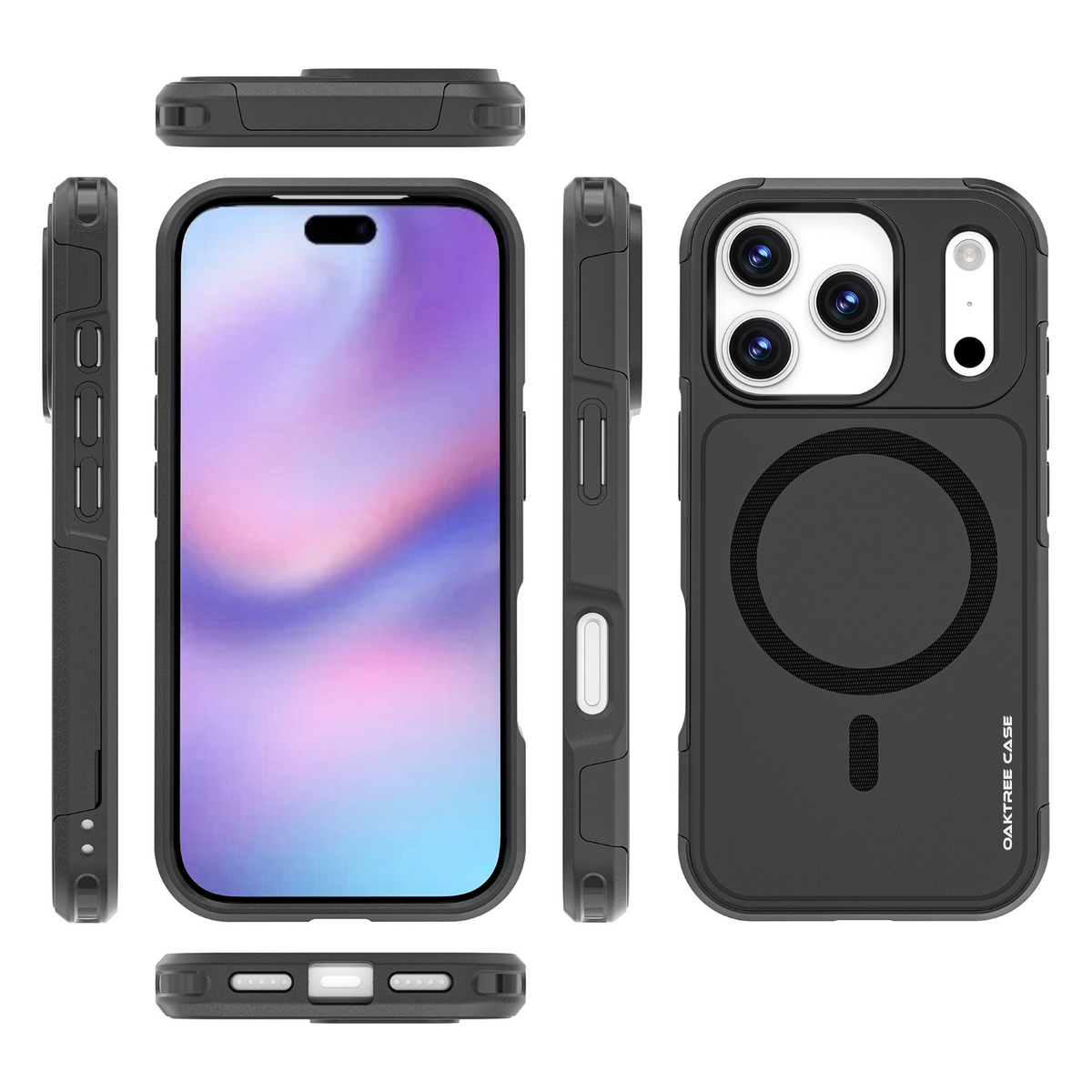 OAKTREE SafeBox MagSafe Heavy-Duty Rugged Case for iPhone 18 Pro & 17 Pro