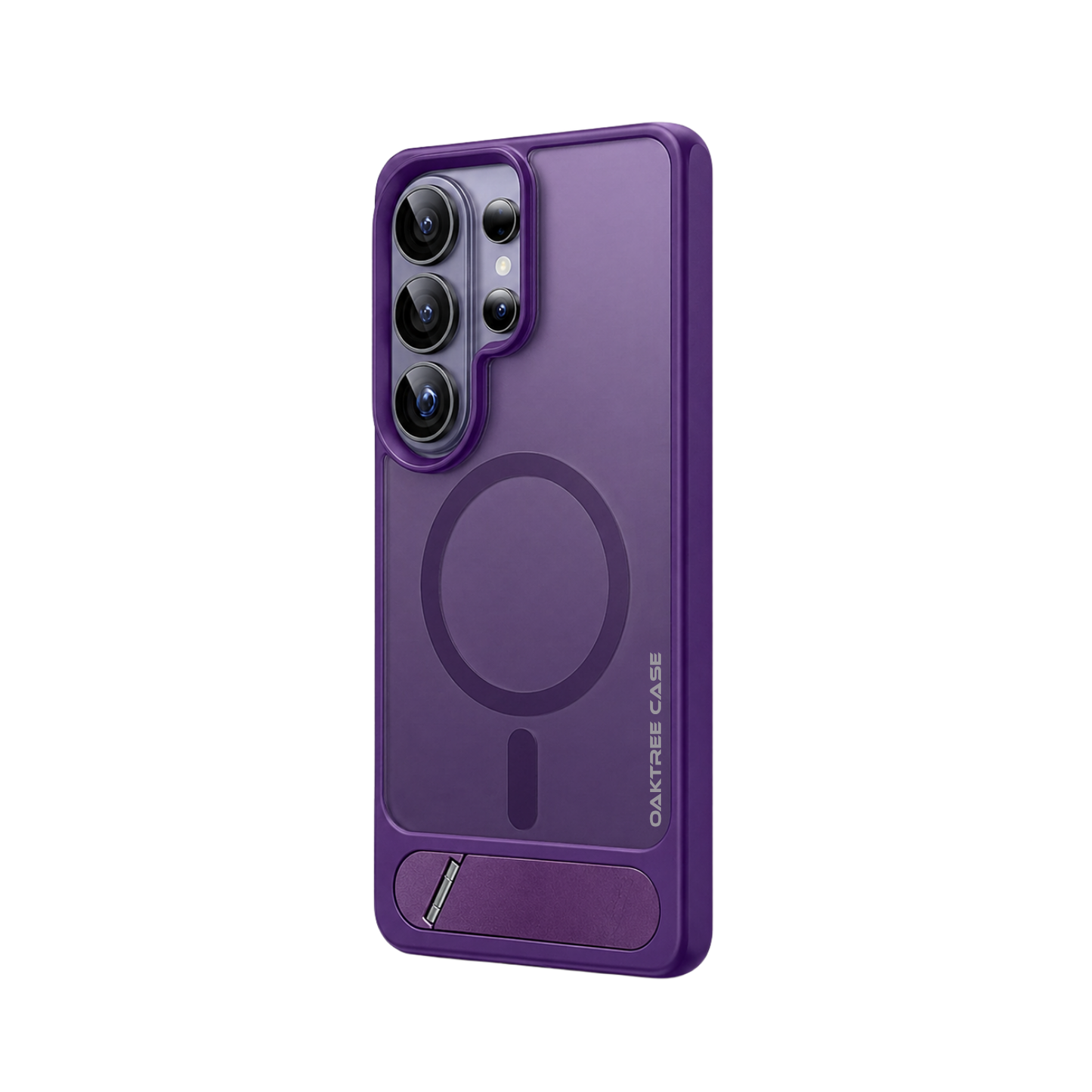 OAKTREE Magnetic Case for Samsung S26 Ultra – MagSafe, Kickstand, Drop-Proof & Sleek Purple Matte Finish