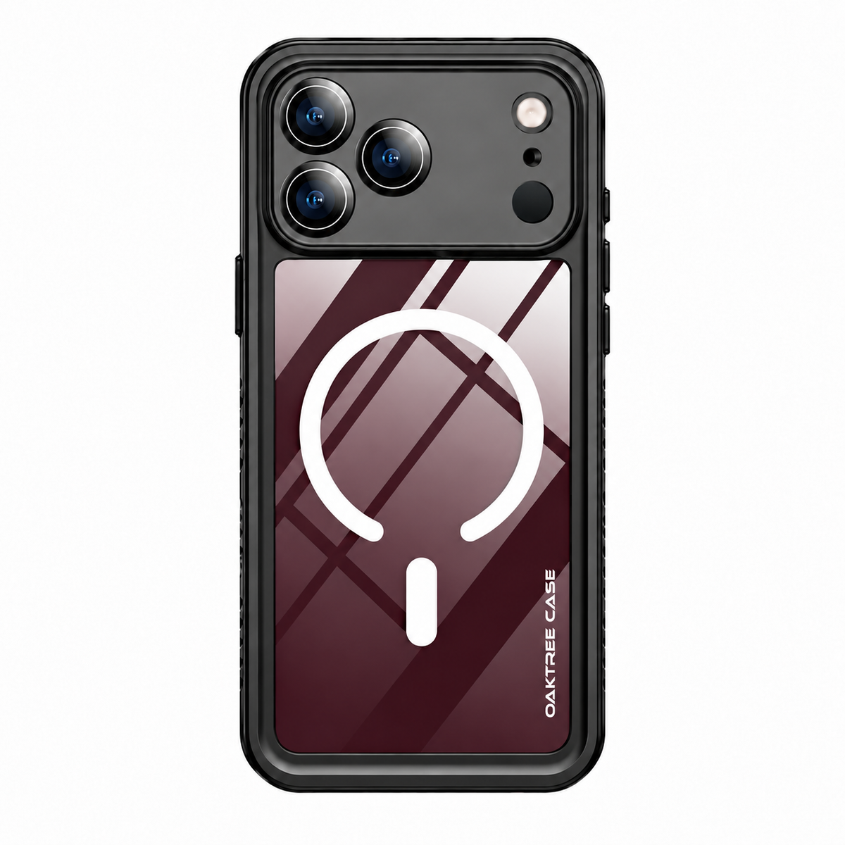 OAKTREE iPhone 18 Pro Waterproof Case – Full-Body 360° Shockproof MagSafe Cover with HD Screen Protector