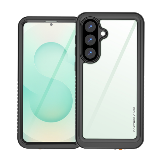 Samsung Galaxy S26 Plus 6.7" Waterproof Full-Body Rugged Case - Black / Clear