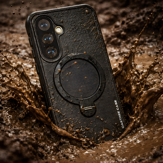 OAKTREE Waterproof MagSafe Kickstand Case for Samsung Galaxy S26 Plus - Black