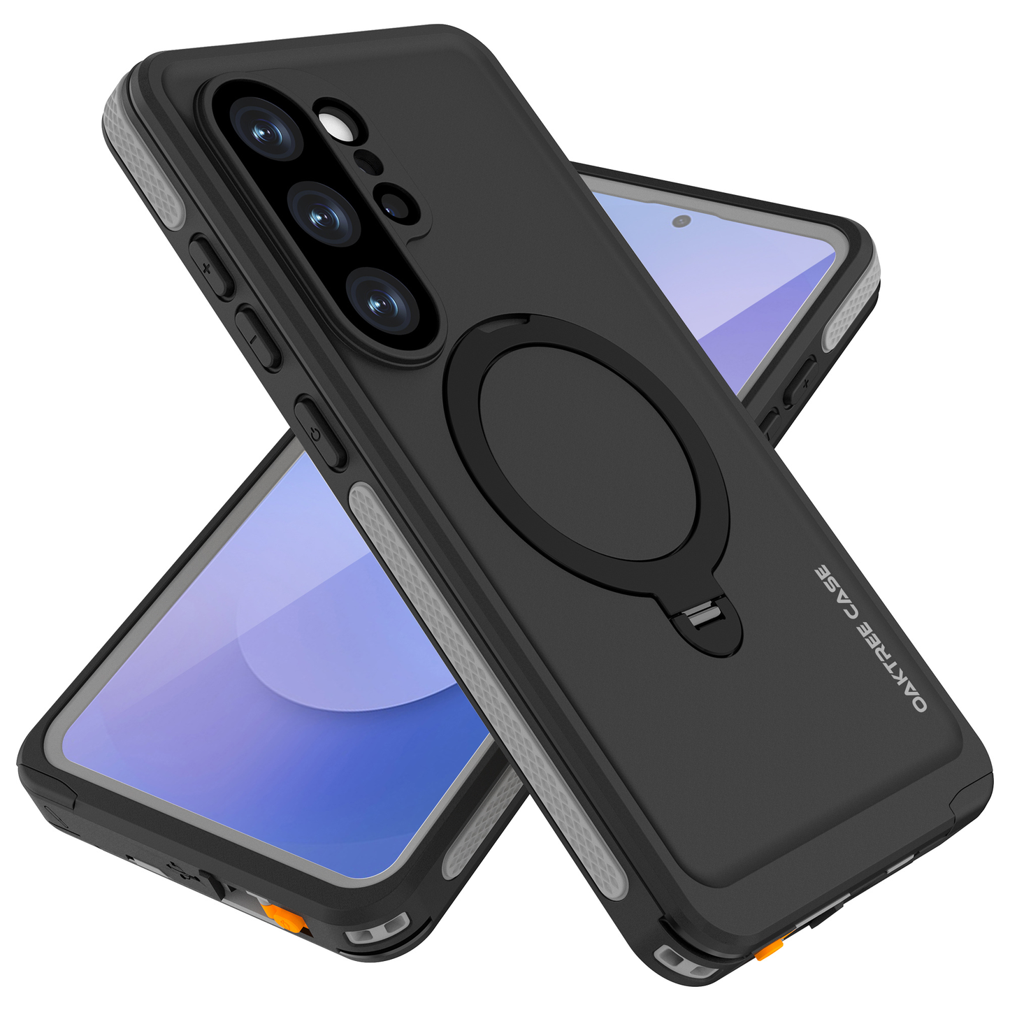 OAKTREE Waterproof MagSafe Kickstand Case for Samsung Galaxy S26 Ultra - Black