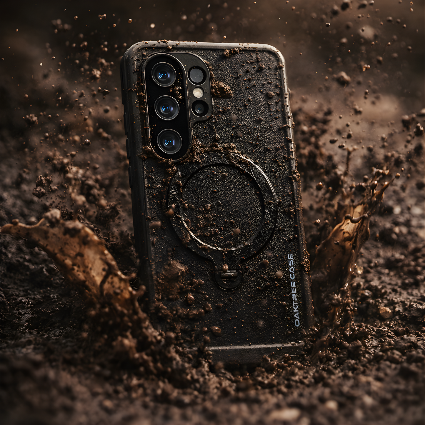 OAKTREE Waterproof MagSafe Kickstand Case for Samsung Galaxy S26 Ultra - Black