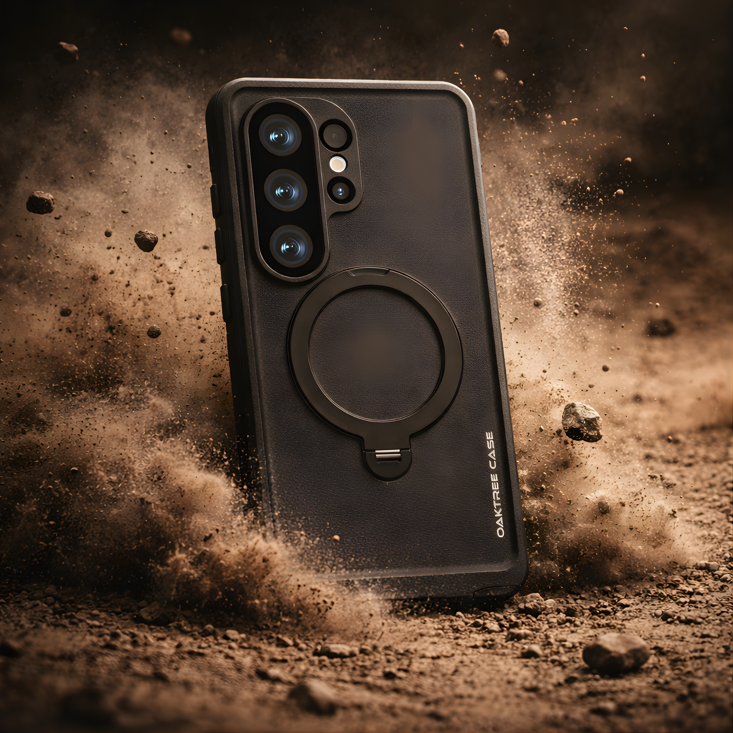 OAKTREE Waterproof MagSafe Kickstand Case for Samsung Galaxy S26 Ultra - Black