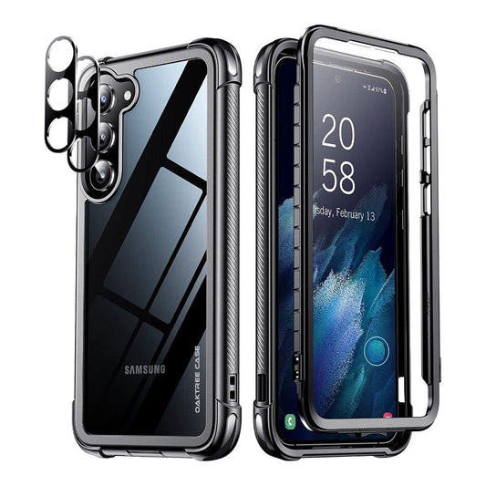 OAKTREE Galaxy S23 5G Full-Body Rugged Clear Case with Built-in Screen Protector - OAKTREE CASE