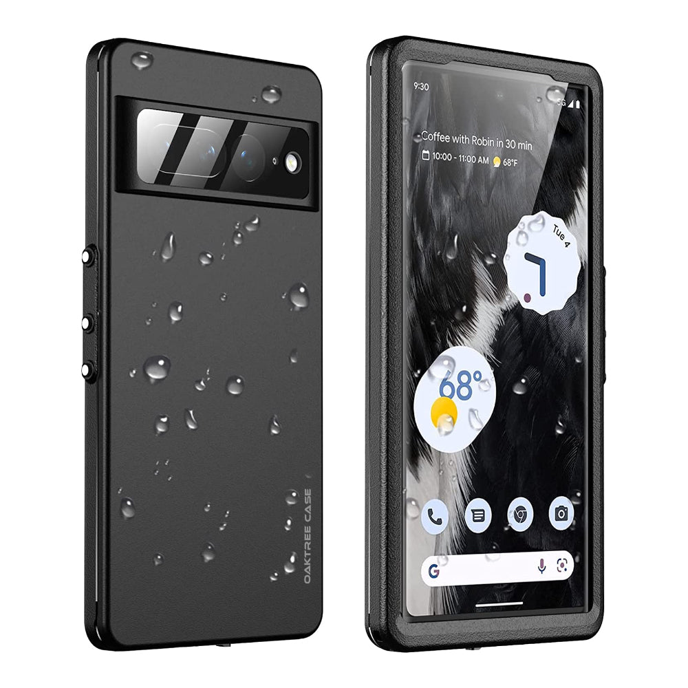 OAKTREE Google Pixel 7 Pro 6.7" Shockproof Waterproof Full-Body Rugged Case - Black - OAKTREE CASE