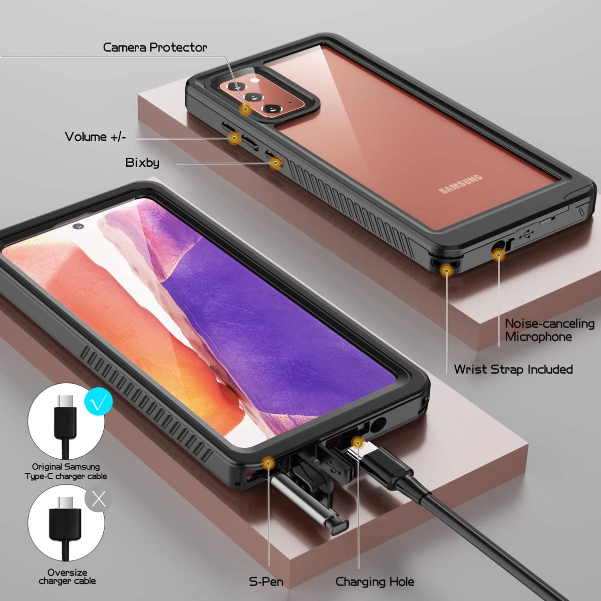 Waterproof Case Otterbox For Note 20 Ultra 5g Galaxy Note Samsung