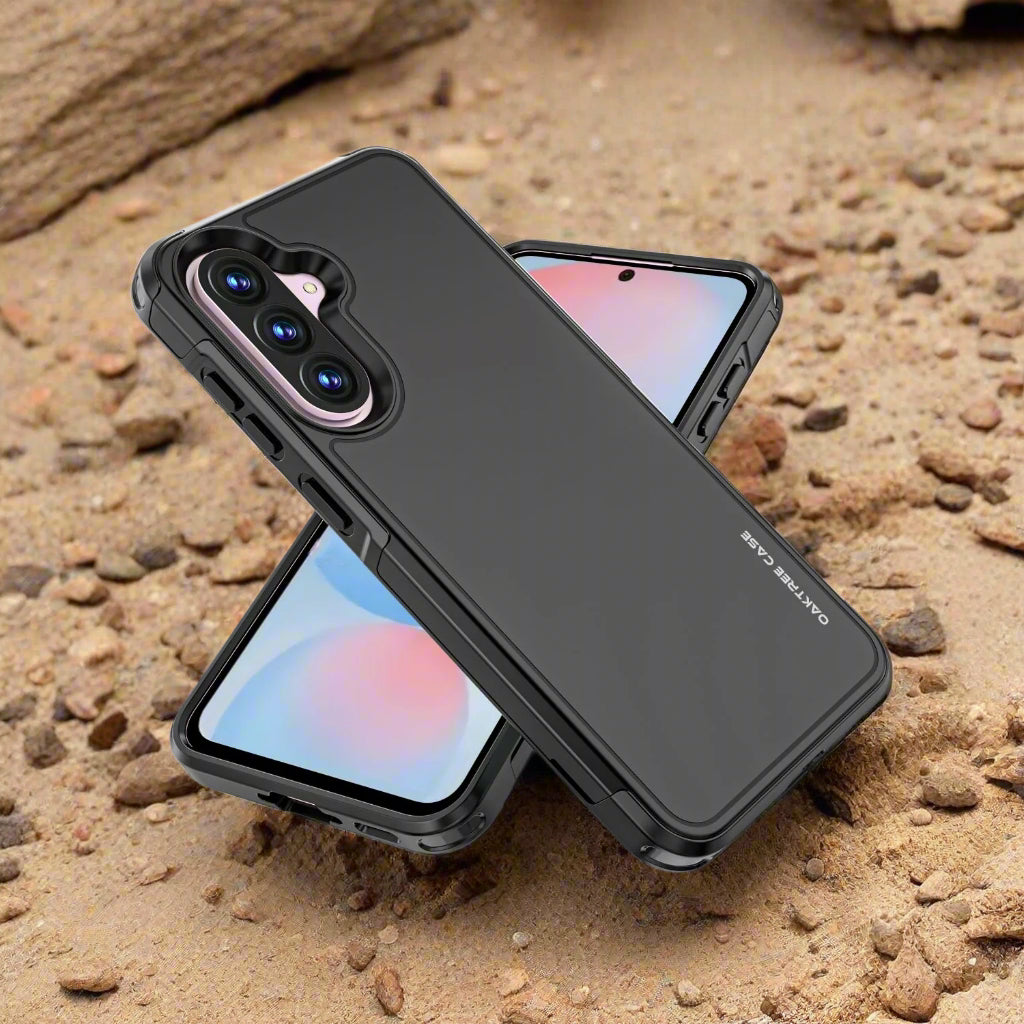 OAKTREE Samsung A36 5G Shockproof Military Grade Protection Case - Black