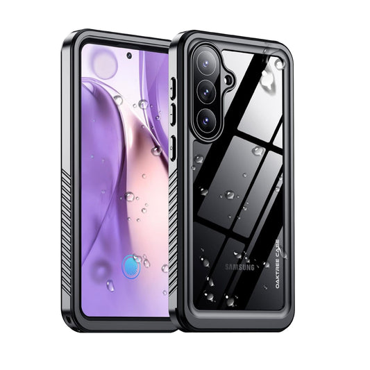 OAKTREE Samsung Galaxy S26 6.3" Waterproof Full-Body Rugged Case - Black/ Clear