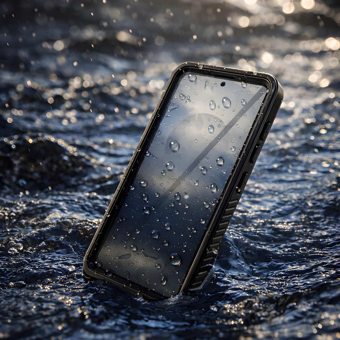 OAKTREE Samsung Galaxy S26 6.3" Waterproof Full-Body Rugged Case - Black/ Clear