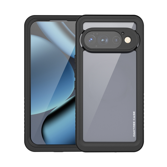 OAKTREE Google Pixel 11 Pro Drop-Proof Waterproof Full-Body Case with Built-in Screen - Black