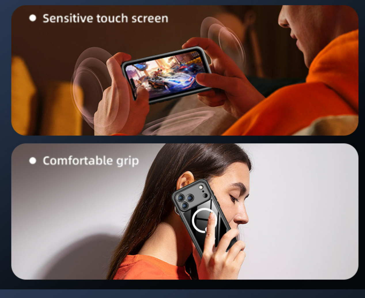 OAKTREE iPhone 17 Pro Max Waterproof Case – Full-Body 360° Shockproof MagSafe Cover with HD Screen Protector