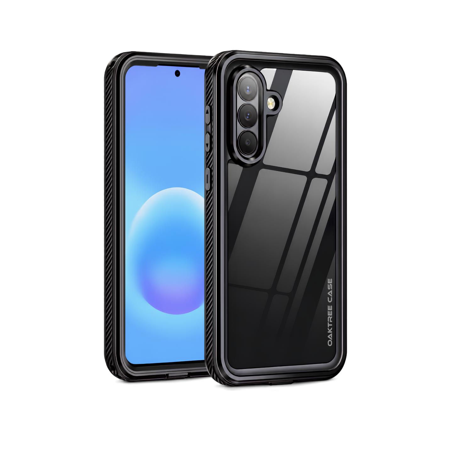OAKTREE Samsung Galaxy A57 5G Waterproof Full-Body Rugged Case - Black / Clear
