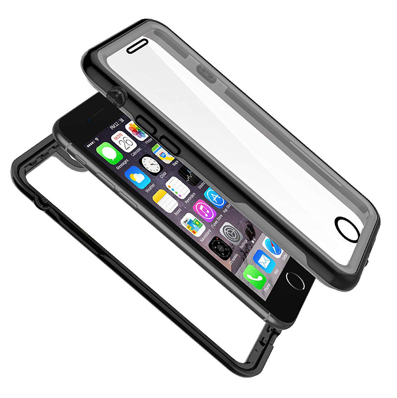 Oaktree Shockproof WaterProof Rugged Case for iPhone SE (22/20)/ 7/8 - Black /Clear