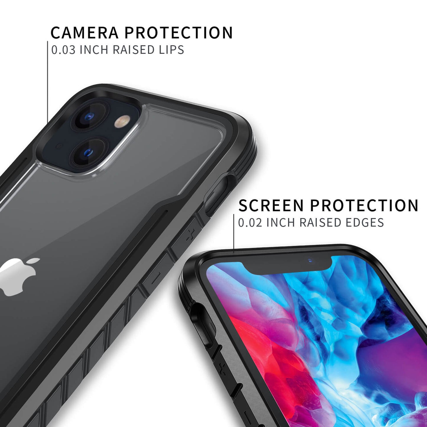 OAKTREE iPhone 13 Mini (5.4") Defender Shockproof Heavy-Duty Protective Case