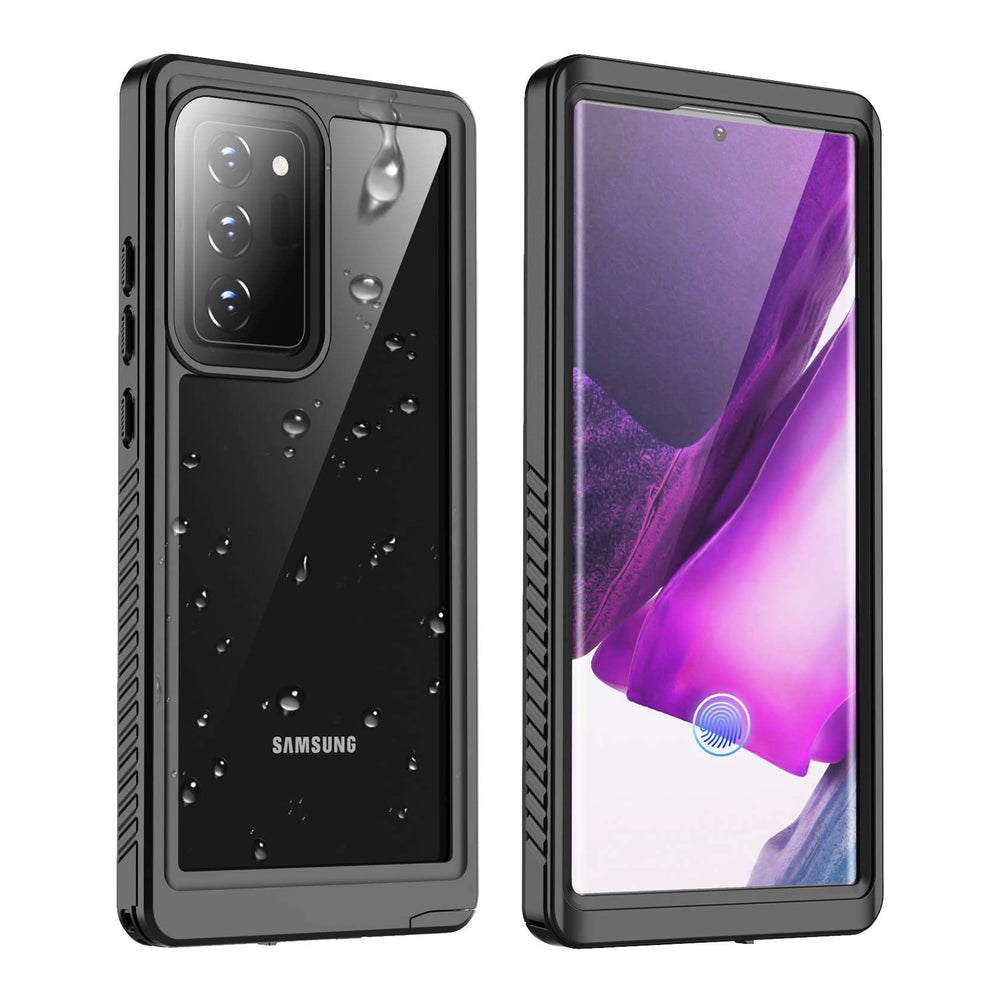 OAKTREE Samsung Galaxy NOTE 20 Ultra 5G Shockproof Waterproof Full-Body Rugged Case - Black/Clear
