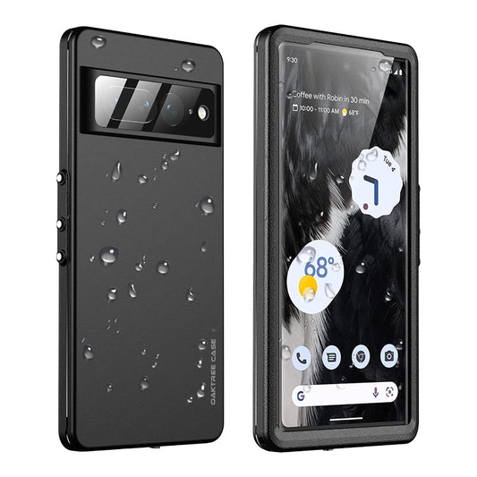 OAKTREE Google Pixel 7 Pro 6.7" Shockproof Waterproof Full-Body Rugged Case - Black